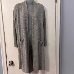 Banana Republic Factory Long Cardigan Gray Size XS Belted